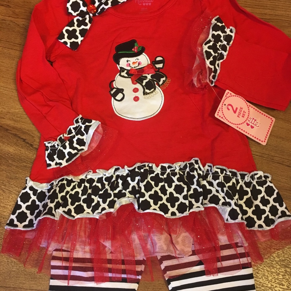 Toddler snowman outfit